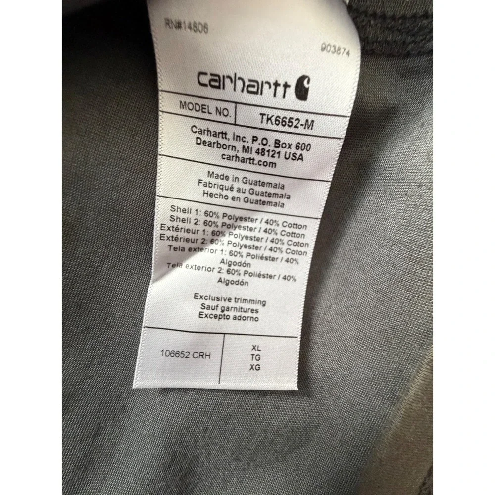 Carhartt Force Relaxed Fit Pocket T-Shirt Mens XL Green Short Sleeve -EUC